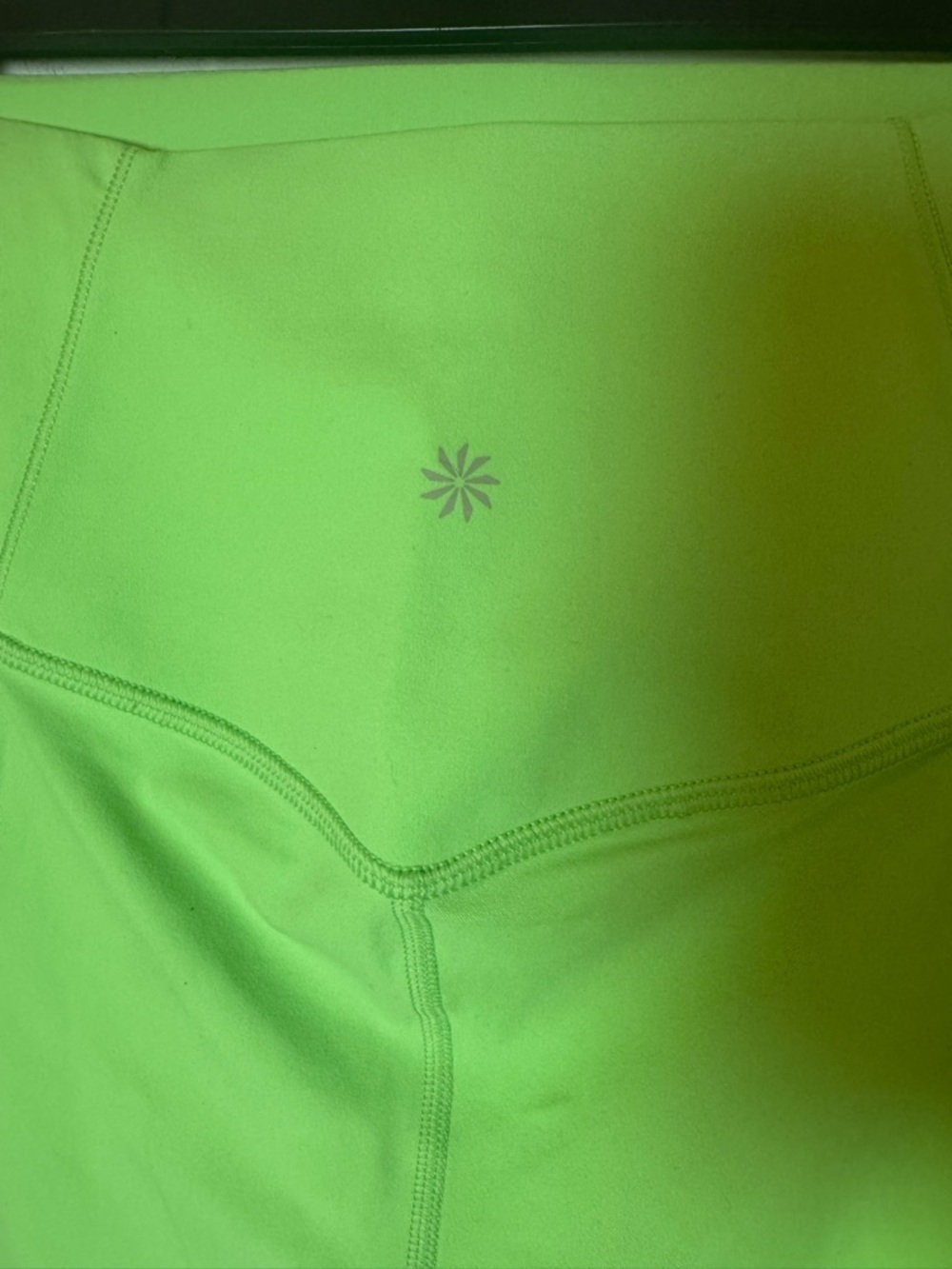 Athleta Salutation Stash Pocket II 5” Shorts Green Size S - Picture 4 of 6